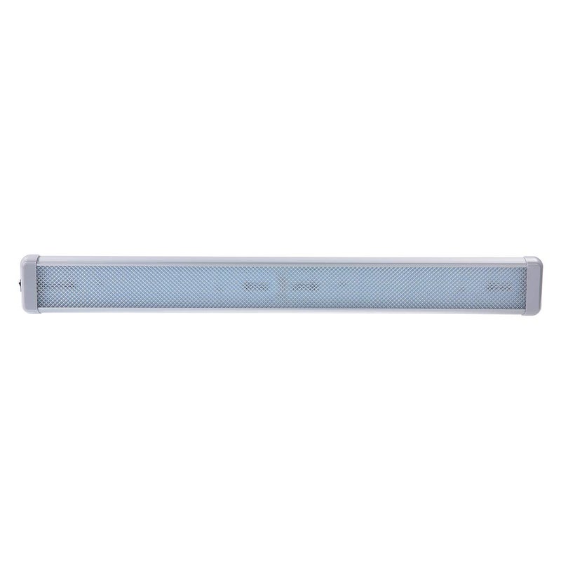 Raycharm RV Working Vehicle Interior LED Light Fixture, 33.9" x 3.9" Aluminum Housing, 6000K Cool-White Large Spaces Illuminating, High-Output Low Ampere Draw, On/Off Rocker Switch, 12V-24V DC, 1-Pack - Image 1